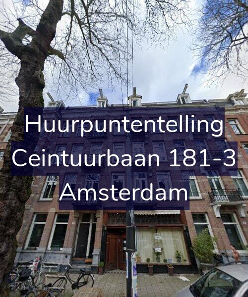 Foto gevel Huurpuntentelling voor Ceintuurbaan 181-3, Amsterdam