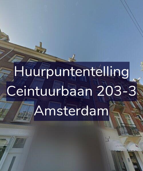 Foto gevel Huurpuntentelling voor Ceintuurbaan 203-3, Amsterdam