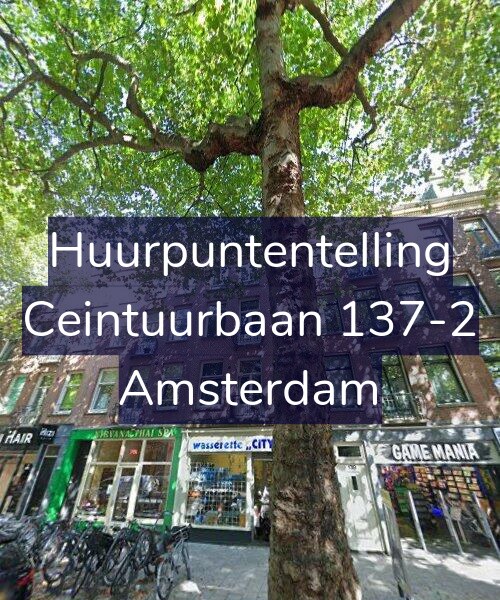 Foto gevel Huurpuntentelling voor Ceintuurbaan 137-2, Amsterdam
