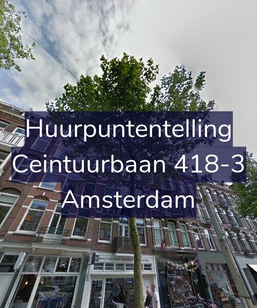 Foto gevel Huurpuntentelling voor Ceintuurbaan 418-3, Amsterdam