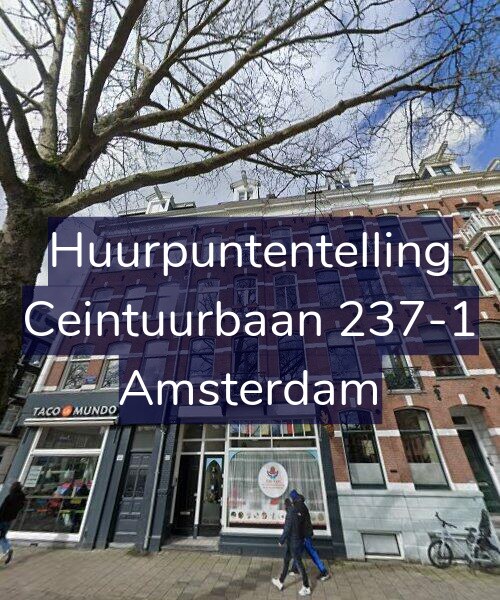 Foto gevel Huurpuntentelling voor Ceintuurbaan 237-1, Amsterdam