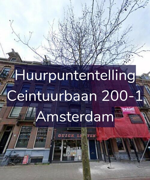 Foto gevel Huurpuntentelling voor Ceintuurbaan 200-1, Amsterdam