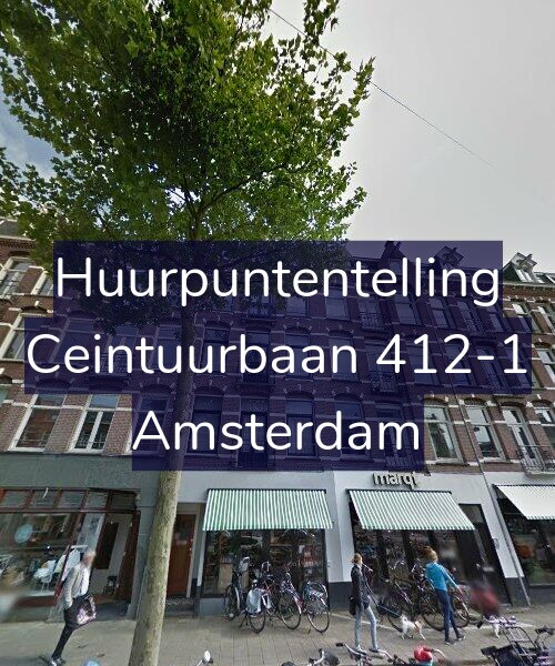 Foto gevel Huurpuntentelling voor Ceintuurbaan 412-1, Amsterdam