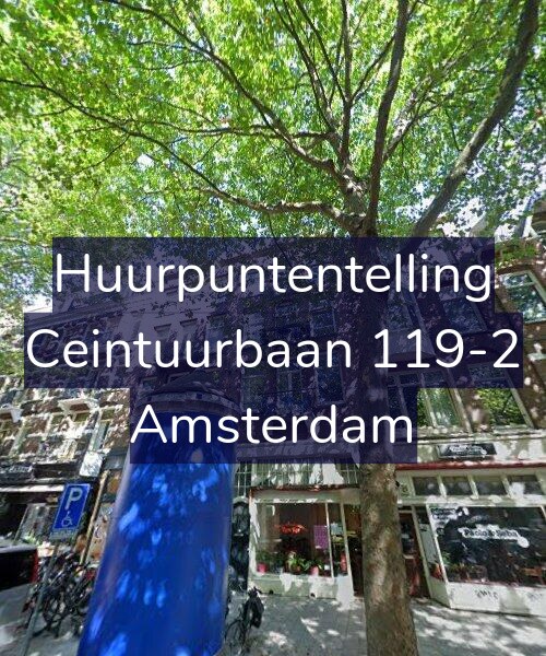 Foto gevel Huurpuntentelling voor Ceintuurbaan 119-2, Amsterdam