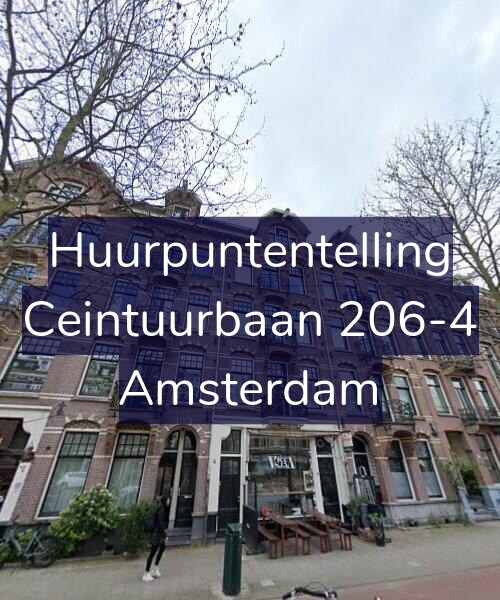 Foto gevel Huurpuntentelling voor Ceintuurbaan 206-4, Amsterdam