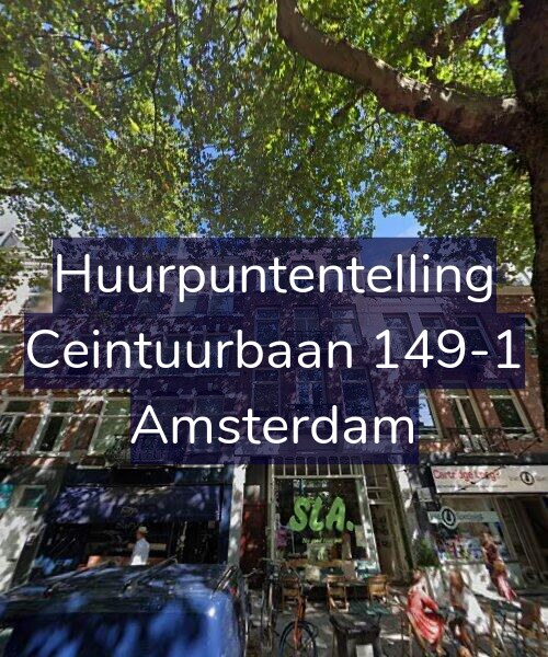 Foto gevel Huurpuntentelling voor Ceintuurbaan 149-1, Amsterdam