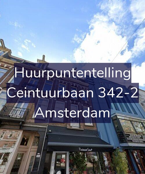 Foto gevel Huurpuntentelling voor Ceintuurbaan 342-2, Amsterdam
