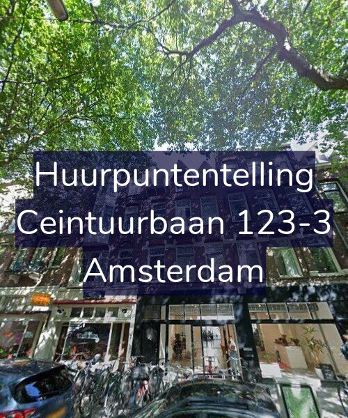 Foto gevel Huurpuntentelling voor Ceintuurbaan 123-3, Amsterdam