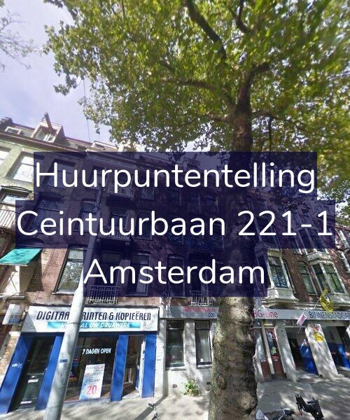 Foto gevel Huurpuntentelling voor Ceintuurbaan 221-1, Amsterdam