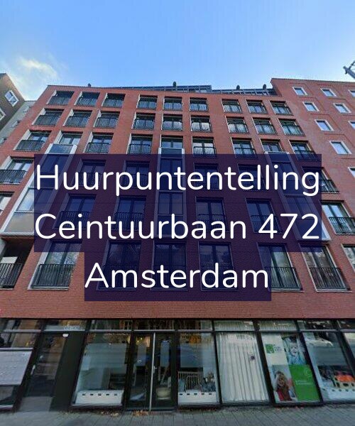 Foto gevel Huurpuntentelling voor Ceintuurbaan 472, Amsterdam