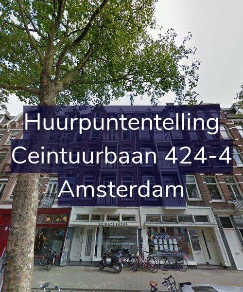 Foto gevel Huurpuntentelling voor Ceintuurbaan 424-4, Amsterdam