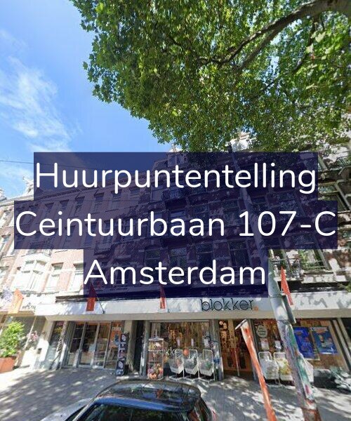 Foto gevel Huurpuntentelling voor Ceintuurbaan 107-C, Amsterdam