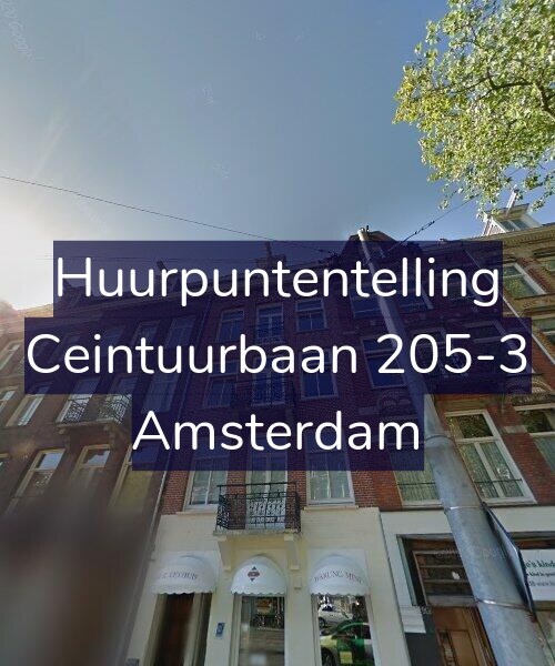 Foto gevel Huurpuntentelling voor Ceintuurbaan 205-3, Amsterdam