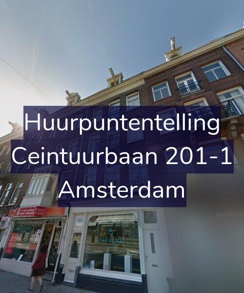Foto gevel Huurpuntentelling voor Ceintuurbaan 201-1, Amsterdam