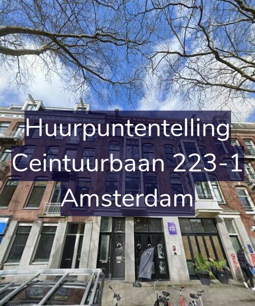 Foto gevel Huurpuntentelling voor Ceintuurbaan 223-1, Amsterdam