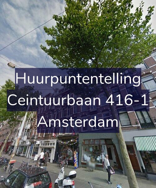Foto gevel Huurpuntentelling voor Ceintuurbaan 416-1, Amsterdam