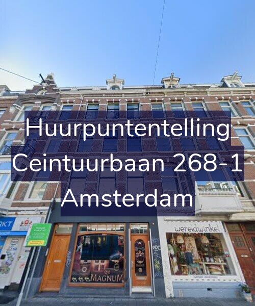 Foto gevel Huurpuntentelling voor Ceintuurbaan 268-1, Amsterdam