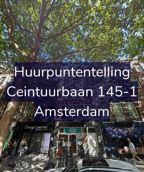 Foto gevel Huurpuntentelling voor Ceintuurbaan 145-1, Amsterdam