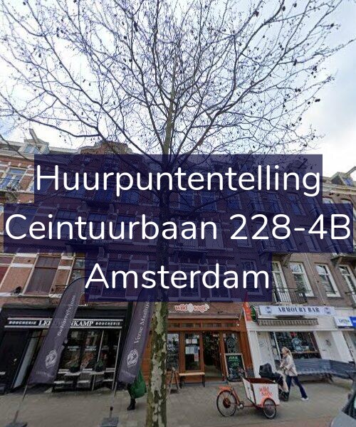 Foto gevel Huurpuntentelling voor Ceintuurbaan 228-4B, Amsterdam