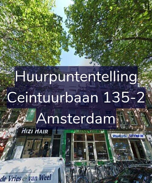 Foto gevel Huurpuntentelling voor Ceintuurbaan 135-2, Amsterdam