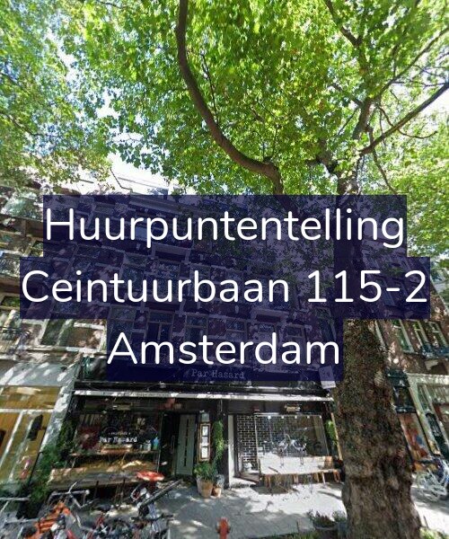 Foto gevel Huurpuntentelling voor Ceintuurbaan 115-2, Amsterdam