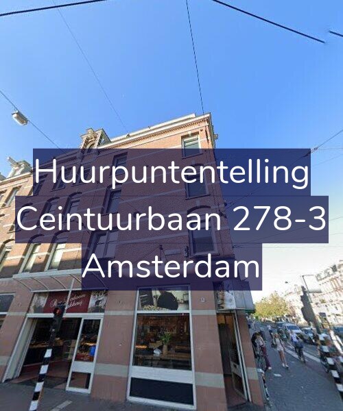 Foto gevel Huurpuntentelling voor Ceintuurbaan 278-3, Amsterdam