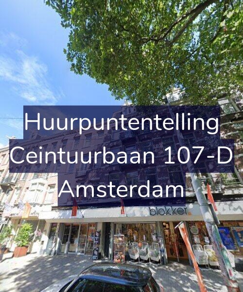 Foto gevel Huurpuntentelling voor Ceintuurbaan 107-D, Amsterdam