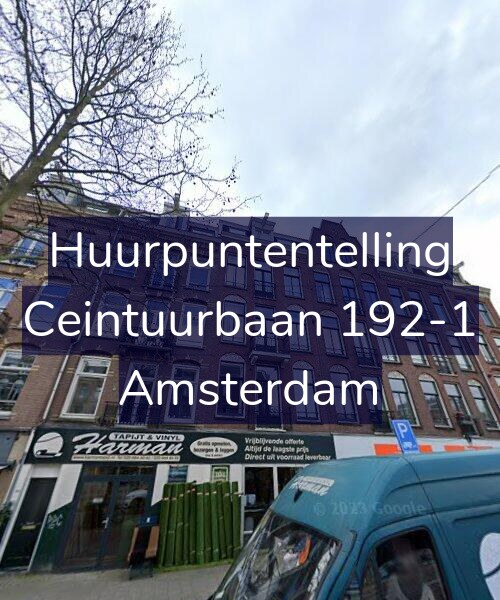 Foto gevel Huurpuntentelling voor Ceintuurbaan 192-1, Amsterdam