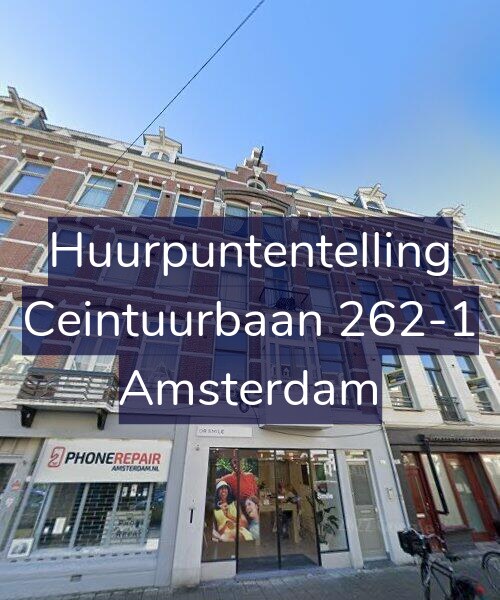 Foto gevel Huurpuntentelling voor Ceintuurbaan 262-1, Amsterdam