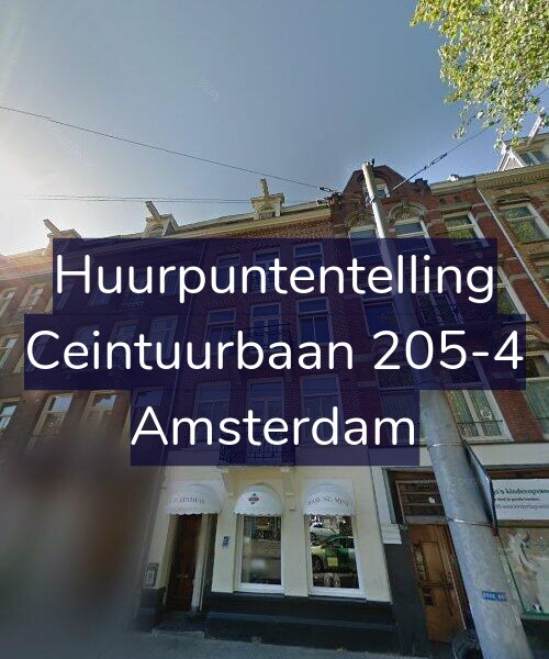 Foto gevel Huurpuntentelling voor Ceintuurbaan 205-4, Amsterdam