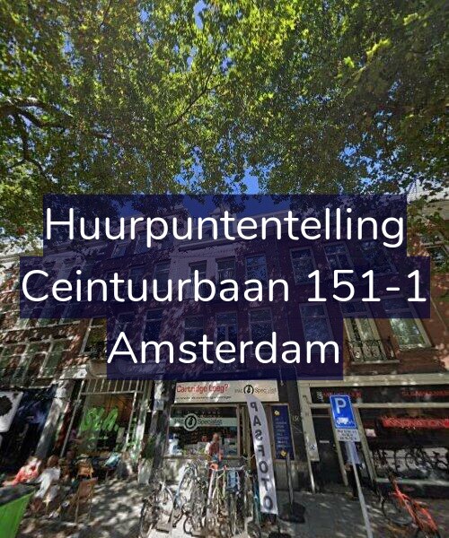 Foto gevel Huurpuntentelling voor Ceintuurbaan 151-1, Amsterdam