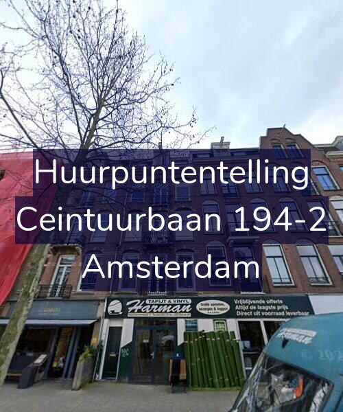 Foto gevel Huurpuntentelling voor Ceintuurbaan 194-2, Amsterdam