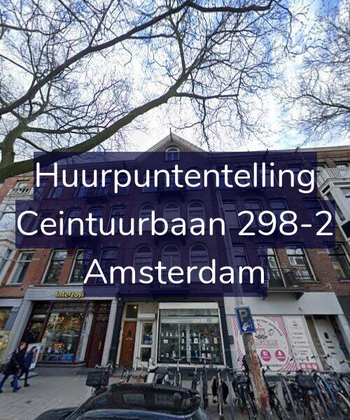 Foto gevel Huurpuntentelling voor Ceintuurbaan 298-2, Amsterdam