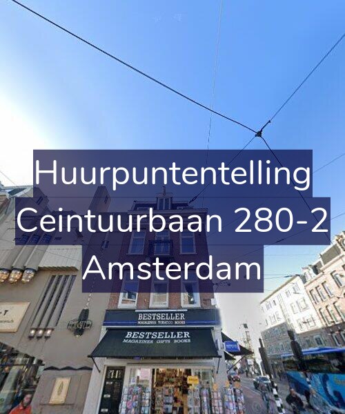 Foto gevel Huurpuntentelling voor Ceintuurbaan 280-2, Amsterdam