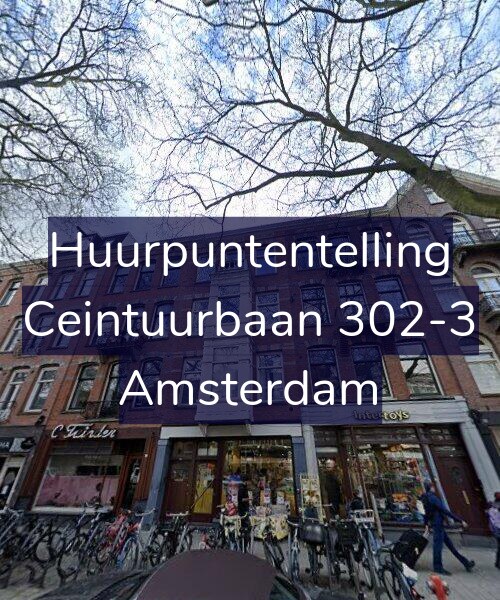 Foto gevel Huurpuntentelling voor Ceintuurbaan 302-3, Amsterdam