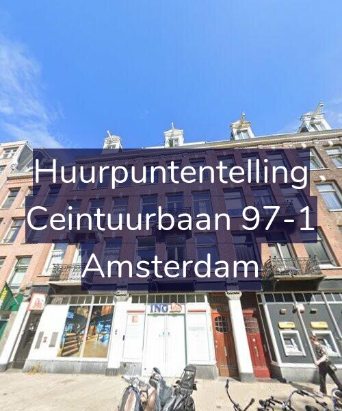 Foto gevel Huurpuntentelling voor Ceintuurbaan 97-1, Amsterdam