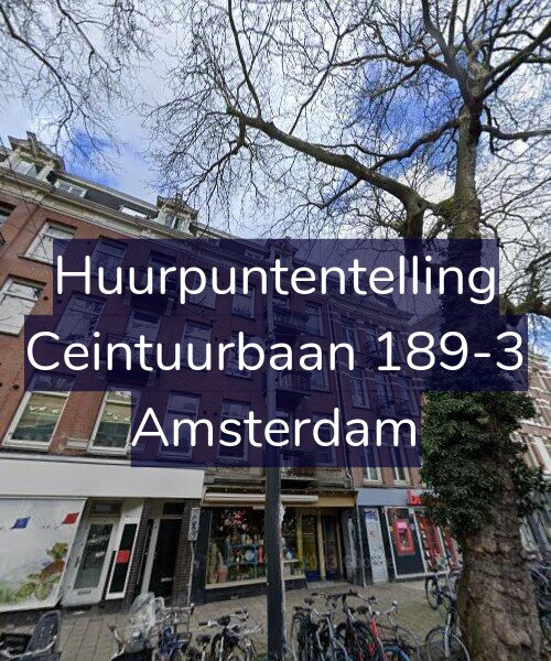 Foto gevel Huurpuntentelling voor Ceintuurbaan 189-3, Amsterdam