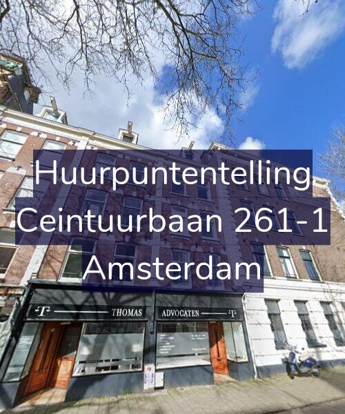 Foto gevel Huurpuntentelling voor Ceintuurbaan 261-1, Amsterdam