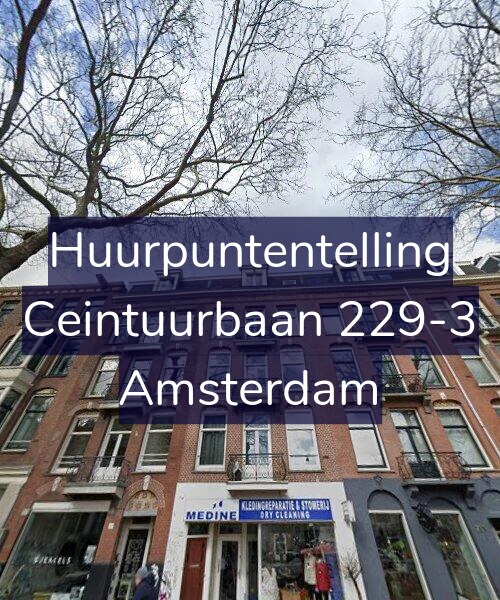 Foto gevel Huurpuntentelling voor Ceintuurbaan 229-3, Amsterdam