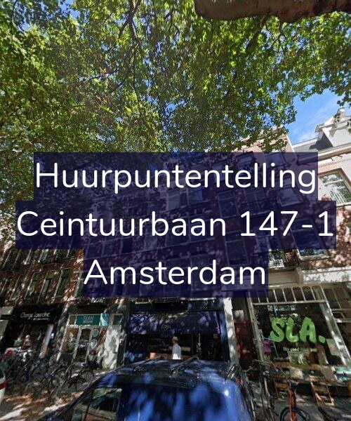 Foto gevel Huurpuntentelling voor Ceintuurbaan 147-1, Amsterdam