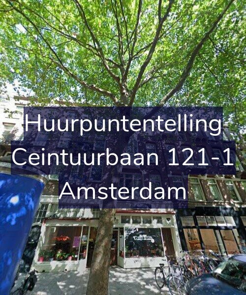 Foto gevel Huurpuntentelling voor Ceintuurbaan 121-1, Amsterdam
