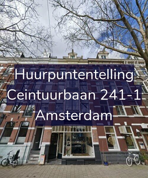 Foto gevel Huurpuntentelling voor Ceintuurbaan 241-1, Amsterdam