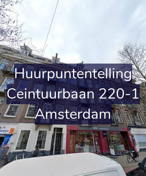 Foto gevel Huurpuntentelling voor Ceintuurbaan 220-1, Amsterdam