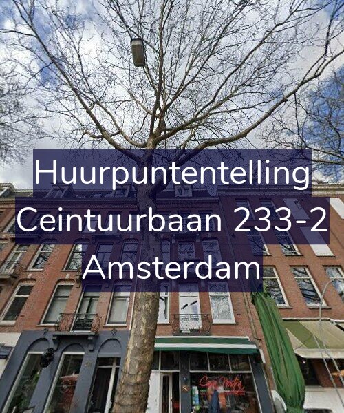Foto gevel Huurpuntentelling voor Ceintuurbaan 233-2, Amsterdam