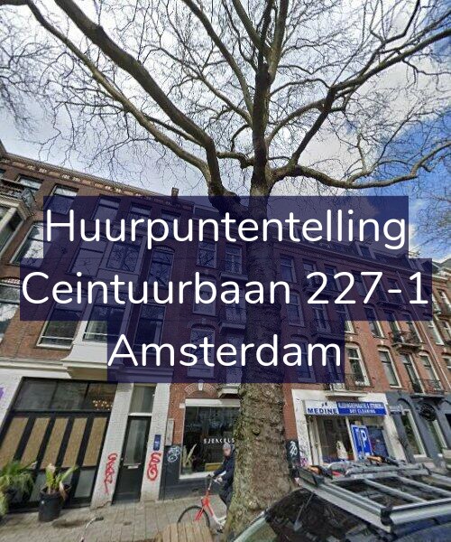 Foto gevel Huurpuntentelling voor Ceintuurbaan 227-1, Amsterdam