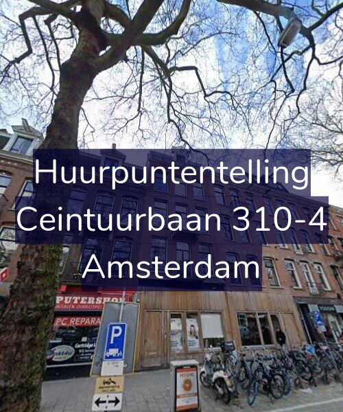 Foto gevel Huurpuntentelling voor Ceintuurbaan 310-4, Amsterdam