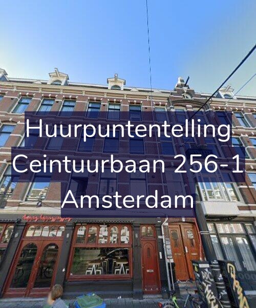 Foto gevel Huurpuntentelling voor Ceintuurbaan 256-1, Amsterdam