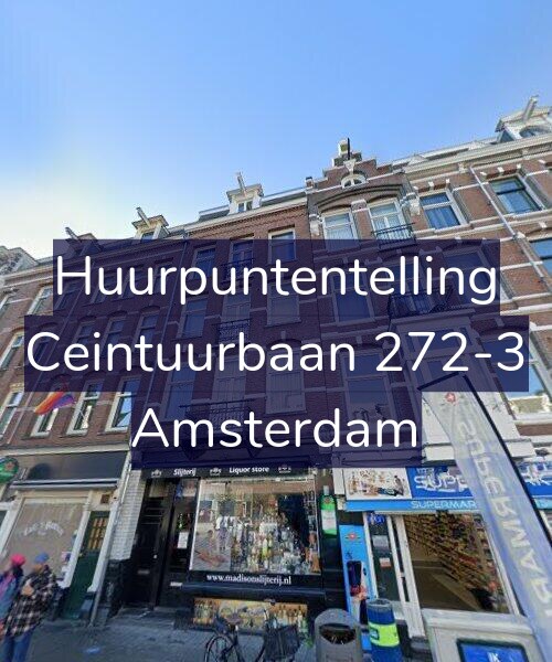 Foto gevel Huurpuntentelling voor Ceintuurbaan 272-3, Amsterdam