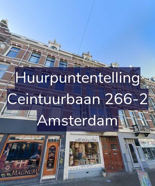 Foto gevel Huurpuntentelling voor Ceintuurbaan 266-2, Amsterdam