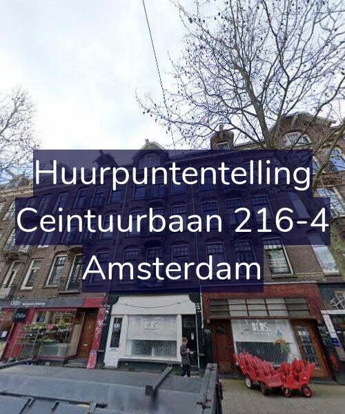 Foto gevel Huurpuntentelling voor Ceintuurbaan 216-4, Amsterdam